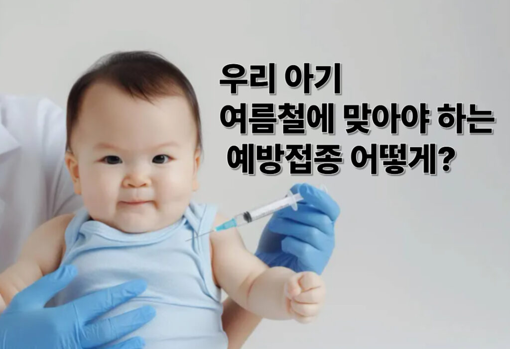 여름철에 해야 하는 아기 예방접종 어떤 것이 있을까?
