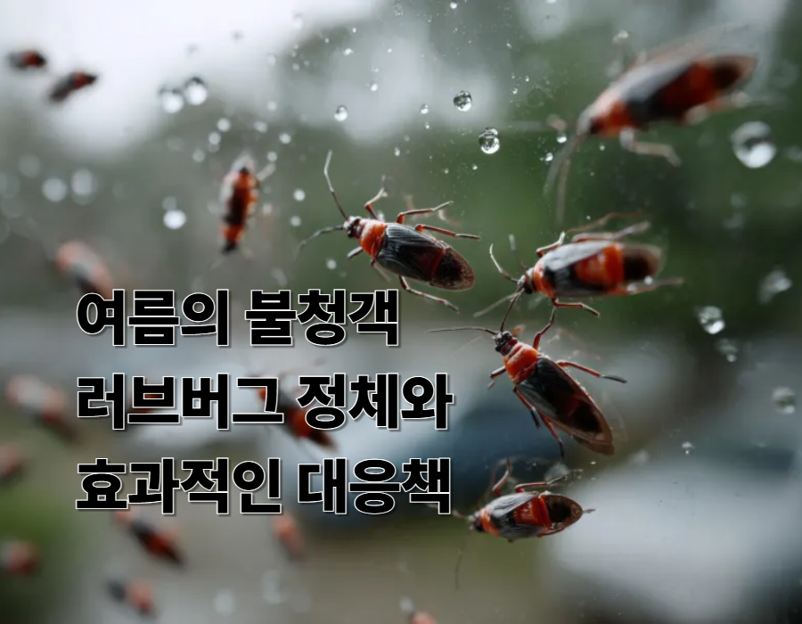 여름의 불청객 러브버그 정체와 효과적인 대응책