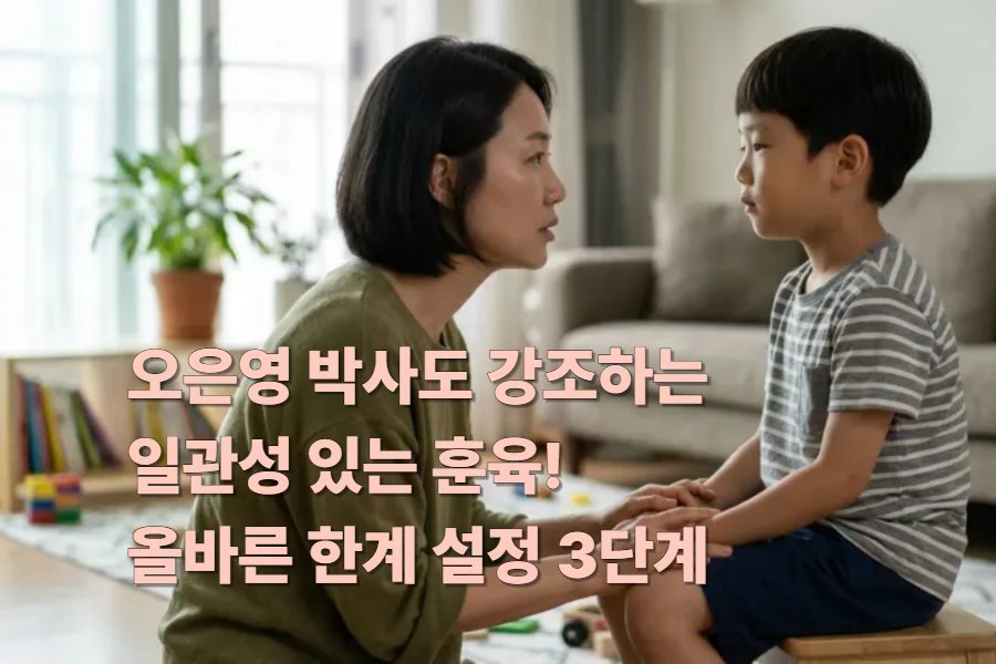 오은영 박사도 강조하는 일관성 있는 훈육! 올바른 한계 설정 3단계 오은영 박사도 강조하는 일관성 있는 훈육! 올바른 한계 설정 3단계